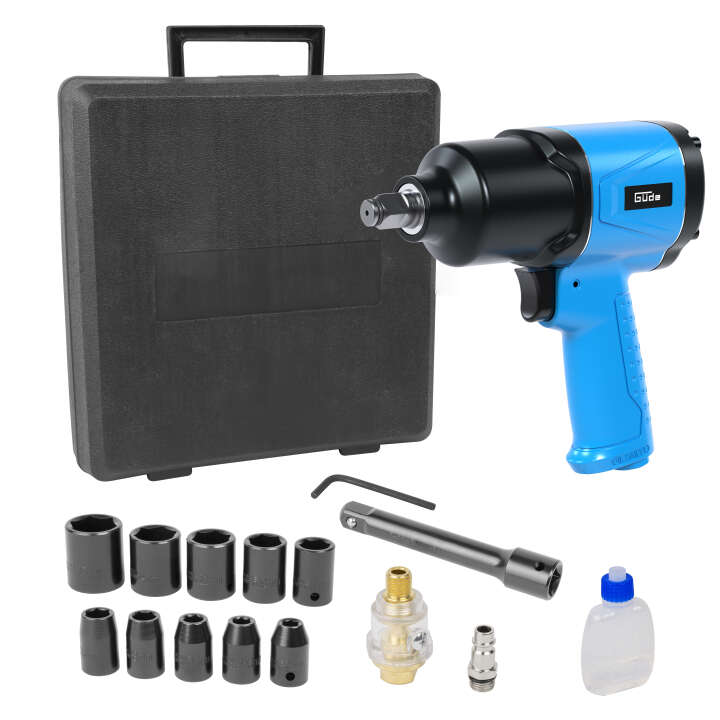 Güde Druckluft-Schlagschrauber-Set